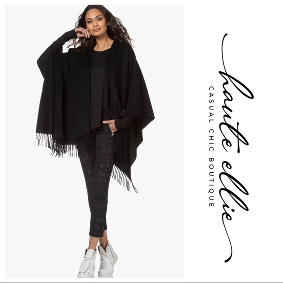 BRIANNA-Casual Oversized Fringe Wrap - Picture 2 of 3